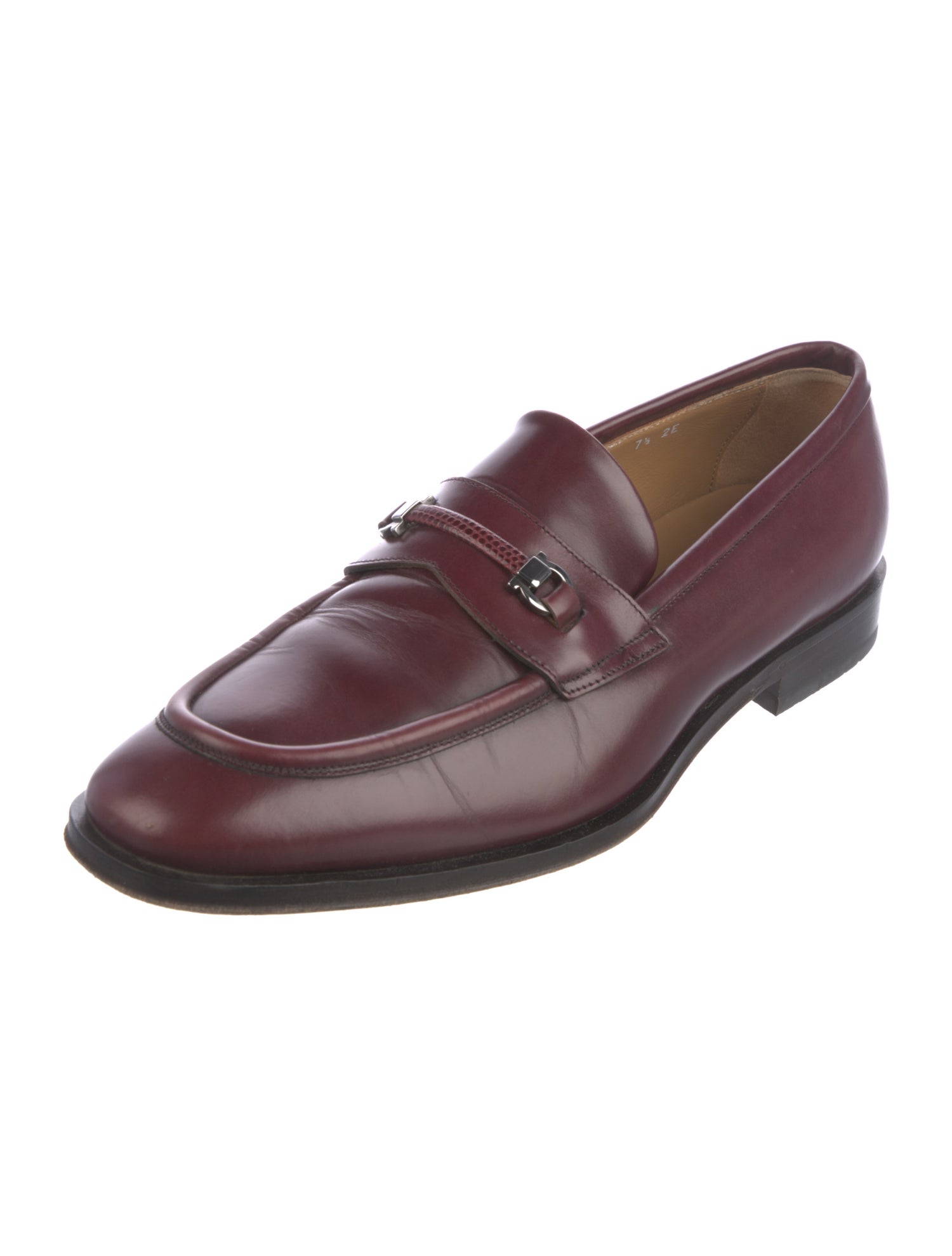 Ferragamo Leather Dress Loafers